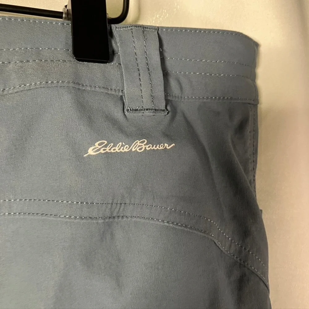 Eddie Bauer Women's‎ Guide Pro WR Tech Capri Pants Size 16 Gray Nylon Spandex